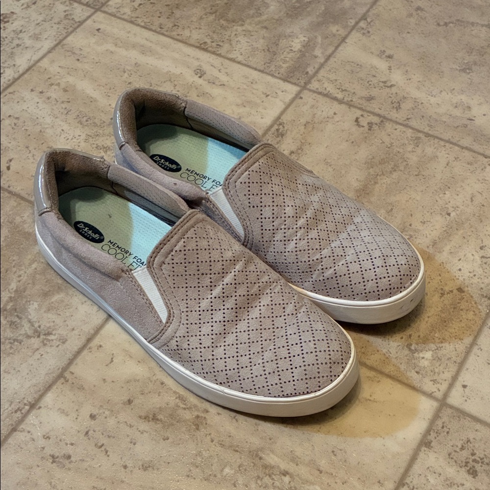Dr. Scholl's Light Brown Perforated Loafers
